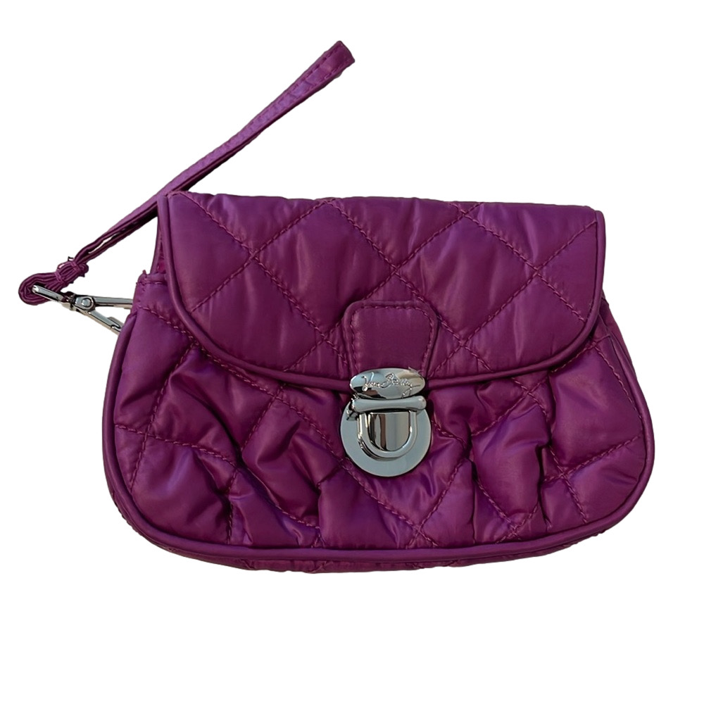 Vera Bradley purple quilted wallet/wristlet